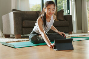 Online yoga training