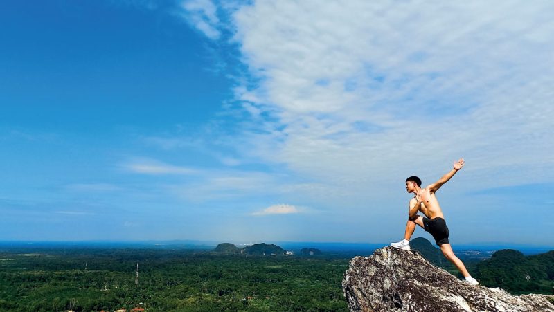 Gopeng Hill in Ipoh, Perak, Malaysia