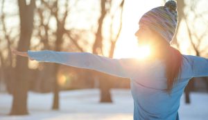 Winter yoga