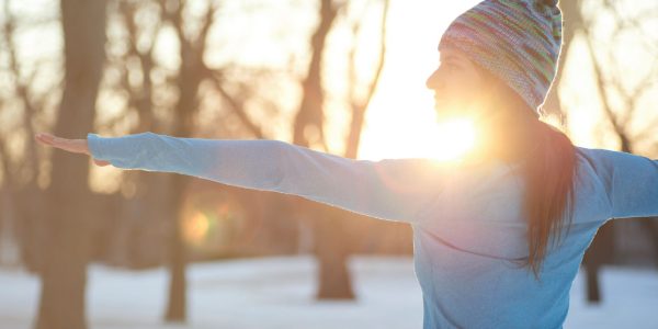 Winter yoga