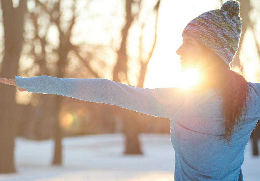 Winter yoga